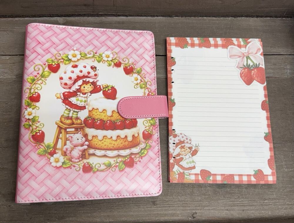 Strawberry Shortcake A5 Binder w/ matching paper